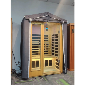 Rain cover outside sauna for 5 persons