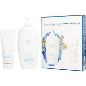 Biotherm by BIOTHERM Routine Set: Lait Corporel Anti-Drying Body Milk 400ml + Biomains Hand & Nail Treatment 100ml --2pcs