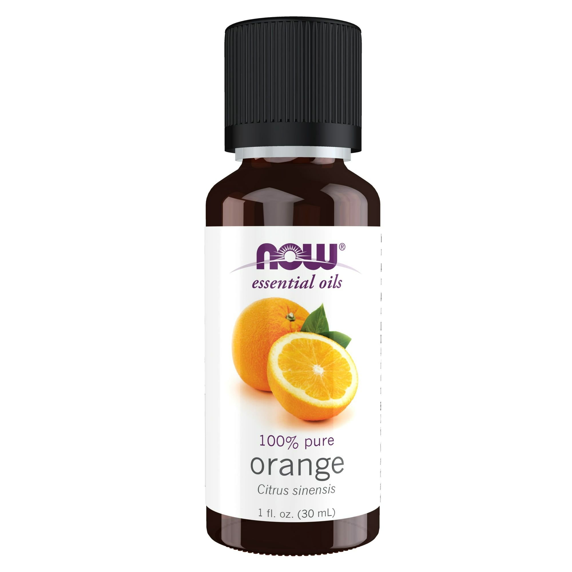 NOW Essential Oils, Orange Oil, Uplifting Aromatherapy Scent, Cold Pressed, 100% Pure, Vegan, Child Resistant Cap, 1-Ounce NOW Essential Oils, Orange Oil, Uplifting Aromatherapy Scent, Cold Pressed, 100% Pure, Vegan, Child Resistant Cap, 1-Ounce