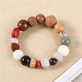 Male And Female Buddha Beads Bracelet Vajra Bodhi (Color: Everything goes well)