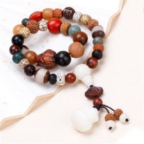 Male And Female Buddha Beads Bracelet Vajra Bodhi (Color: Both rich and noble)
